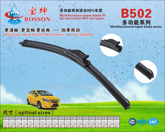 Multifunctional wiper blade B502