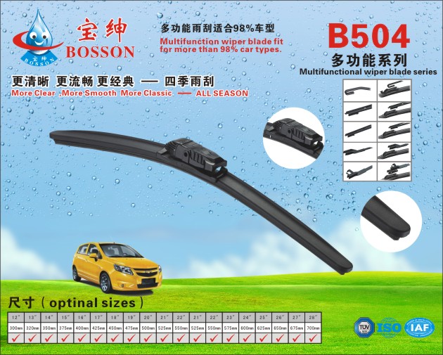 Multifunctional wiper blade B504