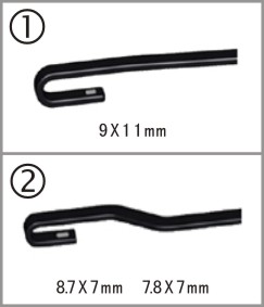 Frameless wiper blade