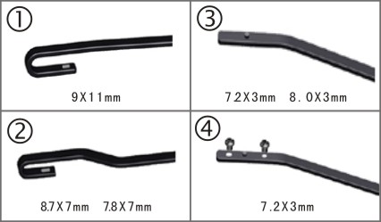 Frame  wiper blade B205